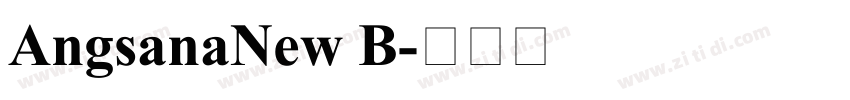 AngsanaNew B字体转换